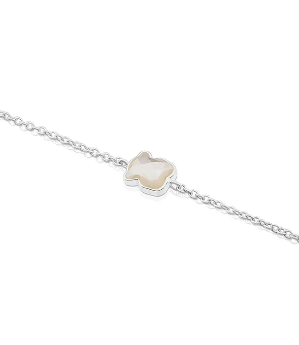 צמיד כסף עם תליון צדף עדין בעיצוב מודרני, תכשיטי אופנה מבית CHOZEN