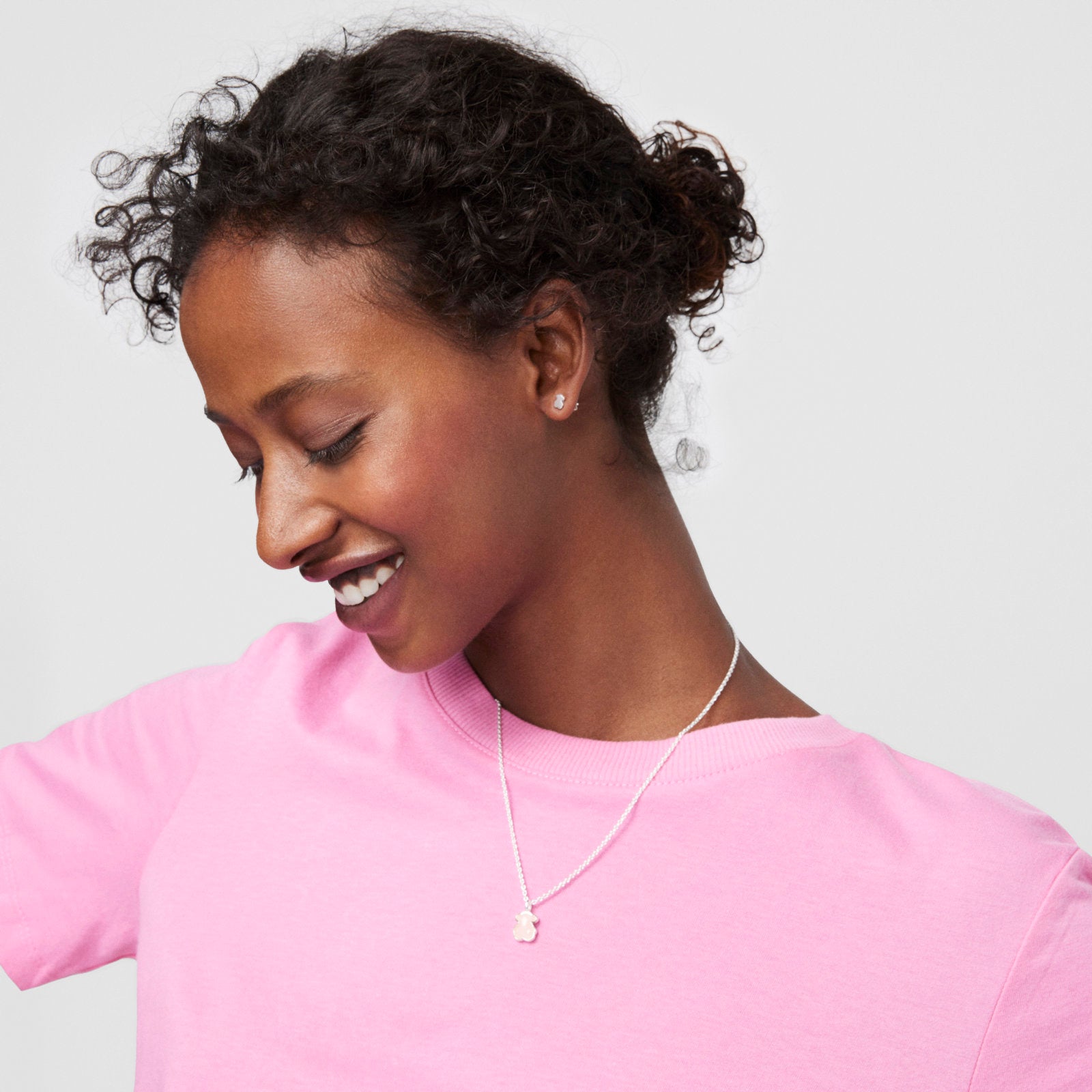 טואוס תליון עם אבן קוורציט NEW COLOR מכסף