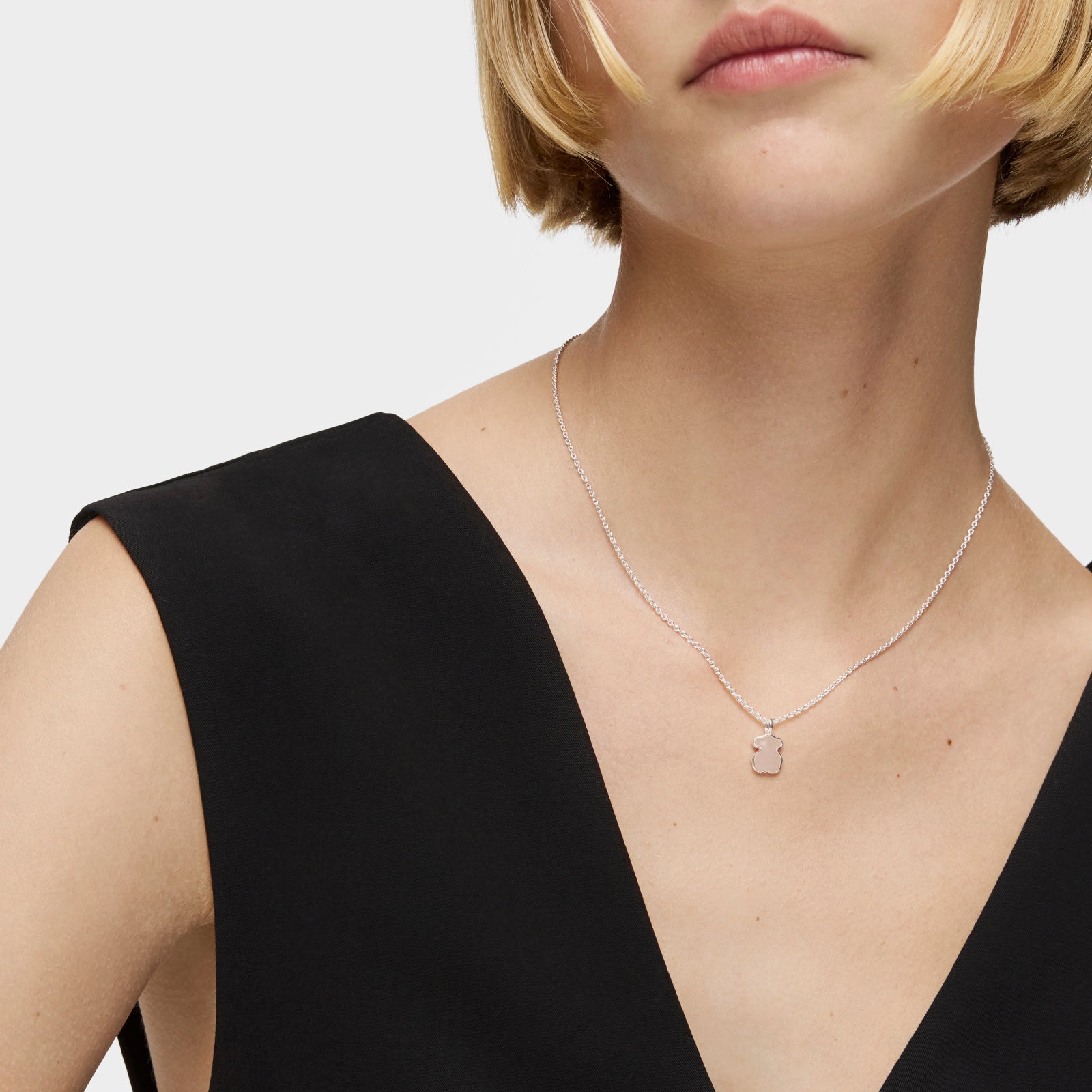 טואוס תליון עם אבן קוורציט NEW COLOR מכסף