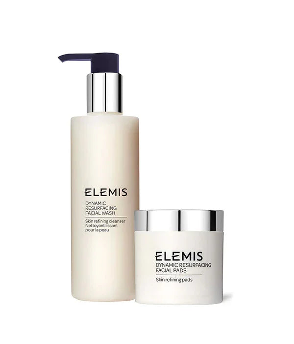 מארז טיפוח לפנים של ELEMIS הכולל ג'ל ניקוי ופדים, מבית קבוצת אלפא, למראה עור חלק ובריא
