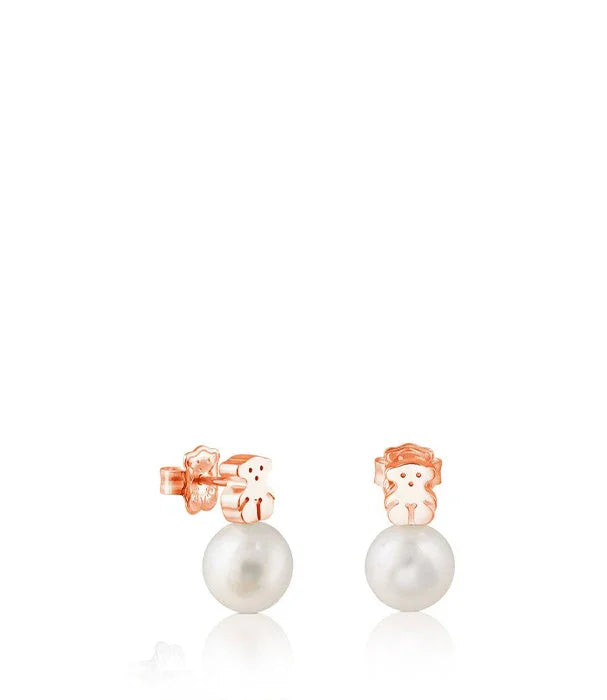 עגילי פנינה מעוצבים עם דמויות מצופות זהב, תכשיטים יוקרתיים CHOZEN, קבוצת אלפא