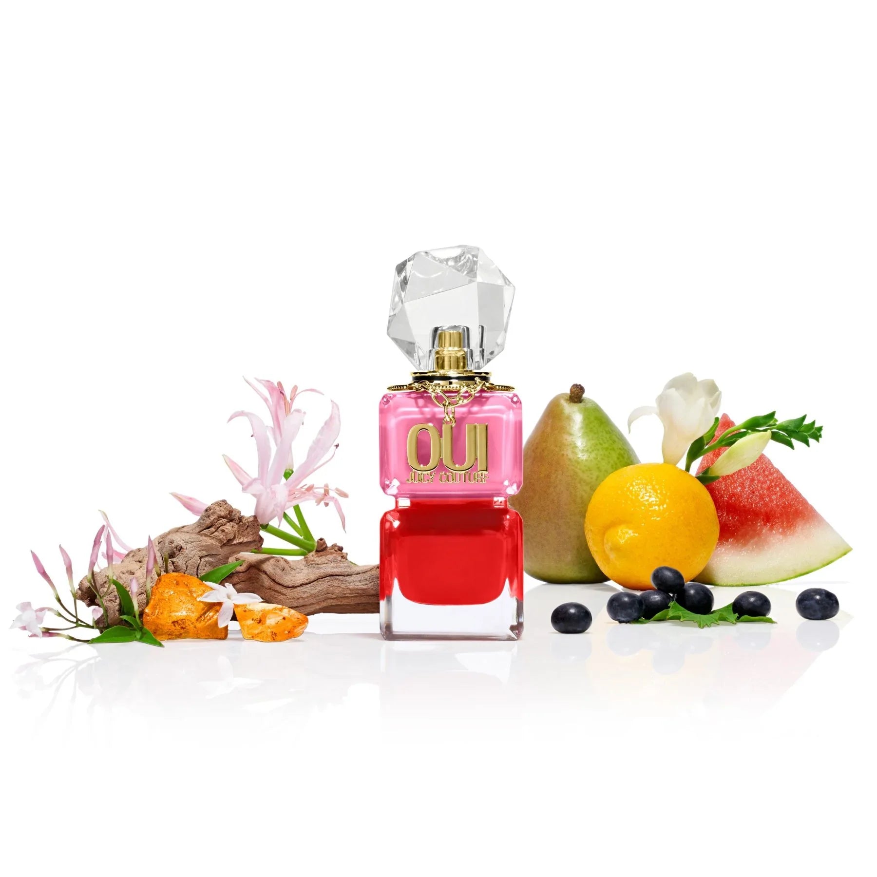 בקבוק בושם Oui Juicy Couture עם פירות ופרחים, מבית CHOZEN קבוצת אלפא