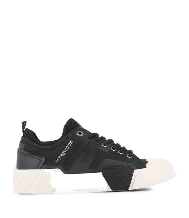 נעל סניקרס אופנתית שחורה עם סוליה לבנה, מותג מוביל CHOZEN מבית קבוצת אלפא