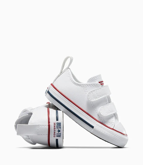 נעלי תינוקות לבנות Converse All Star עם סקוצ'ים, עיצוב קלאסי, מבית המותגים CHOZEN