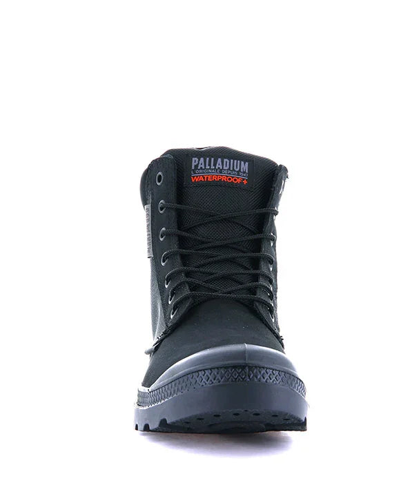מגף גברים שחור Palladium עמיד במים, נעל אופנתית מחנות CHOZEN, ייבוא קבוצת אלפא