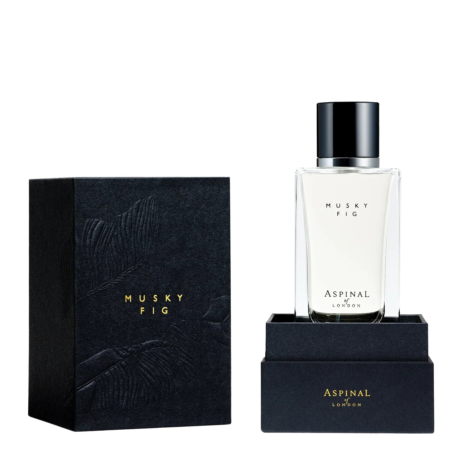 בושם Aspinal of London Musky Fig באריזה יוקרתית, מותג מוביל ב-CHOZEN