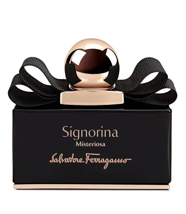 בקבוק בושם Signorina Misteriosa של Salvatore Ferragamo בעיצוב יוקרתי, נמכר ב-CHOZEN, מותגים מובילים