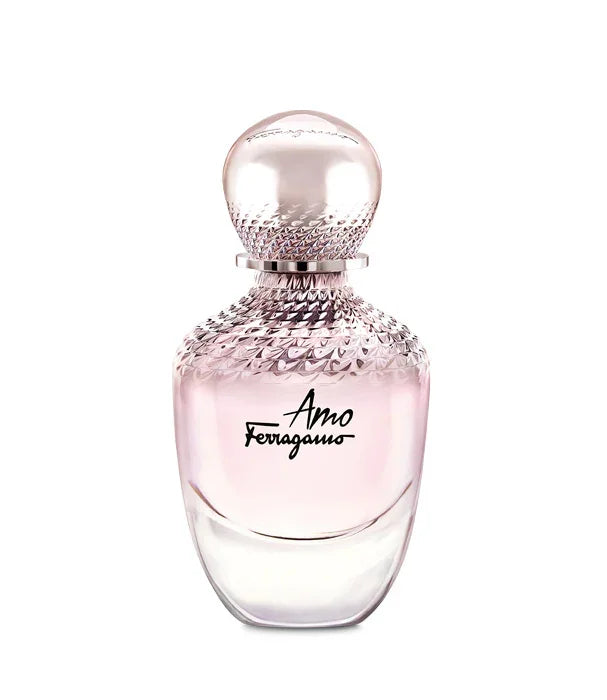בקבוק בושם Amo Ferragamo יוקרתי בעיצוב ורוד מזכוכית, מותג נבחר ב-CHOZEN