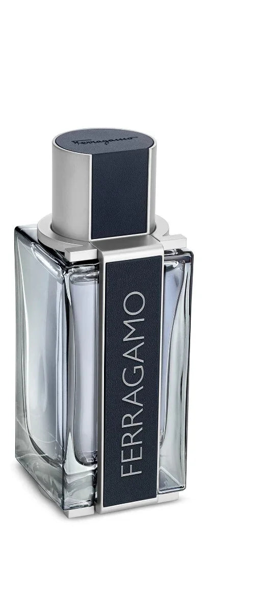 בקבוק בושם יוקרתי לגבר FERRAGAMO על רקע לבן, מותג מבית קבוצת אלפא ב-CHOZEN