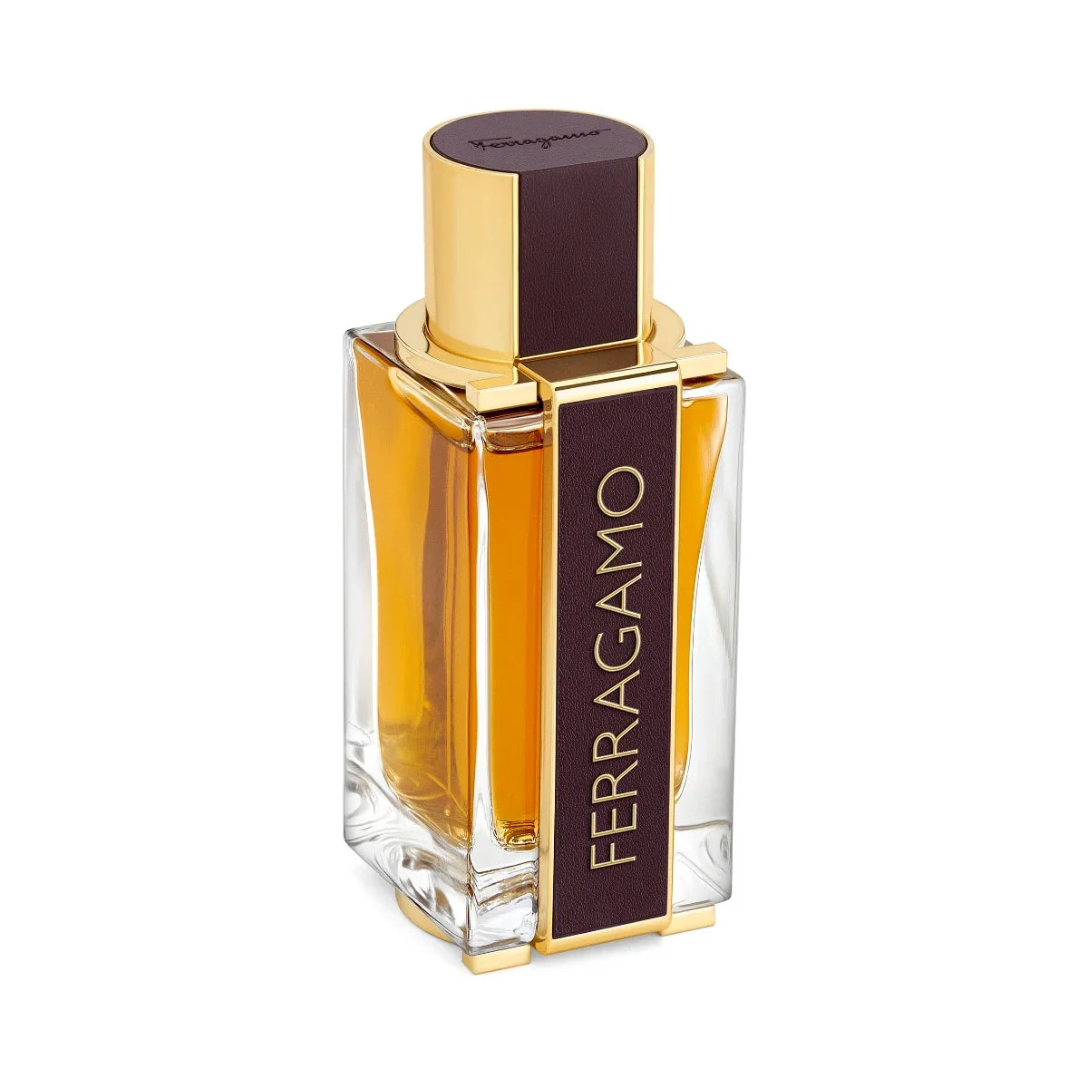 בקבוק בושם יוקרתי FERRAGAMO בעיצוב אלגנטי, מוצג באתר CHOZEN מותגים מובילים