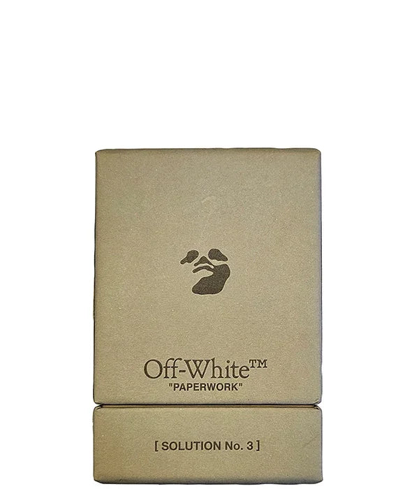 אריזת נייר חומה של Off-White Paperwork Solution No. 3, מותג יוקרה ב-CHOZEN