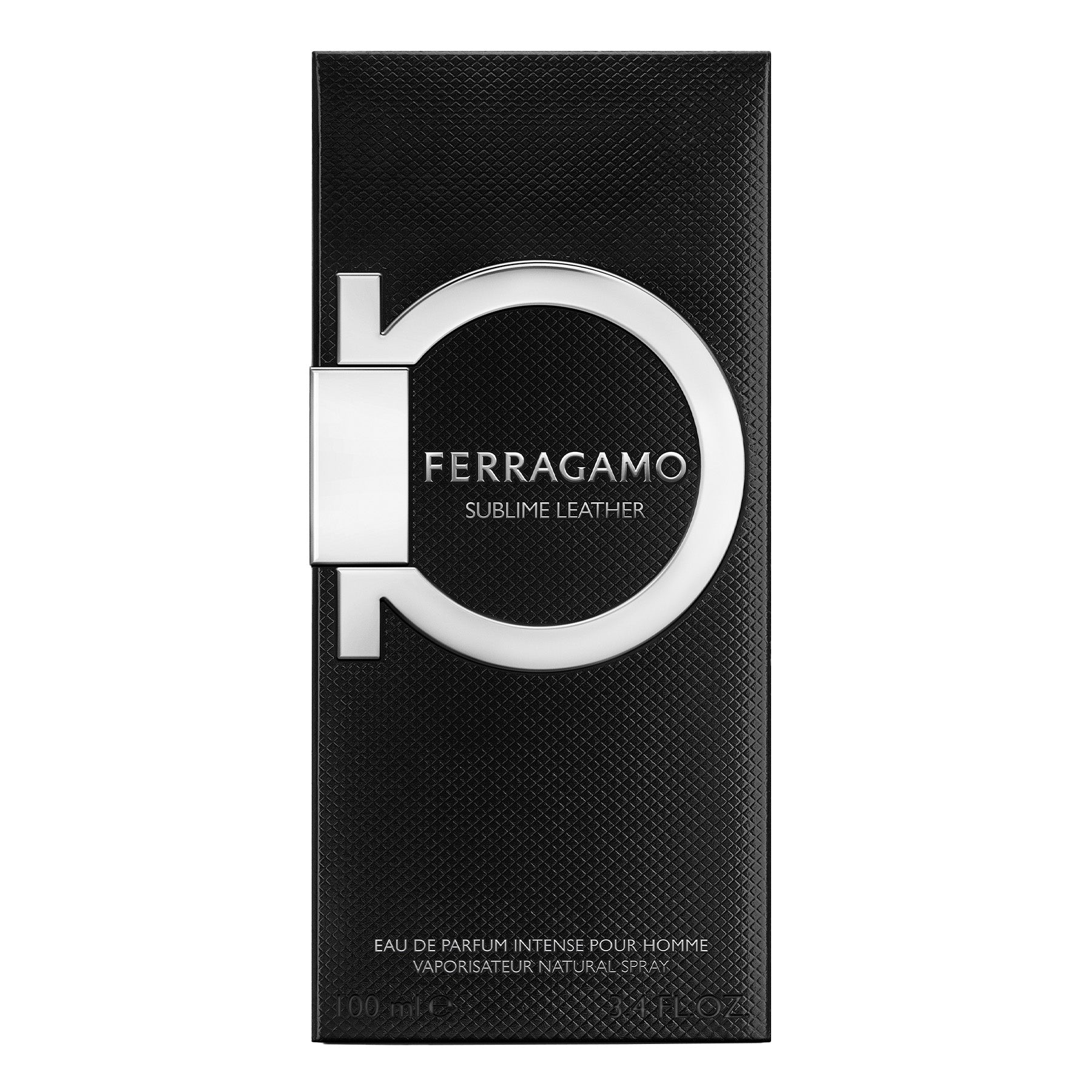 אריזת בושם Ferragamo Sublime Leather יוקרתית שחורה, מותג על באתר CHOZEN