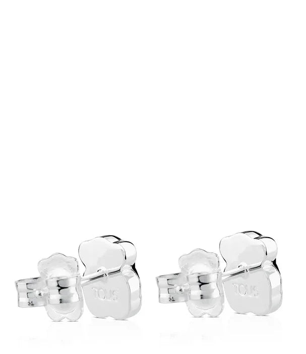 עגילי כסף קטנים בעיצוב דובי מותג TOUS, מבית CHOZEN קבוצת אלפא