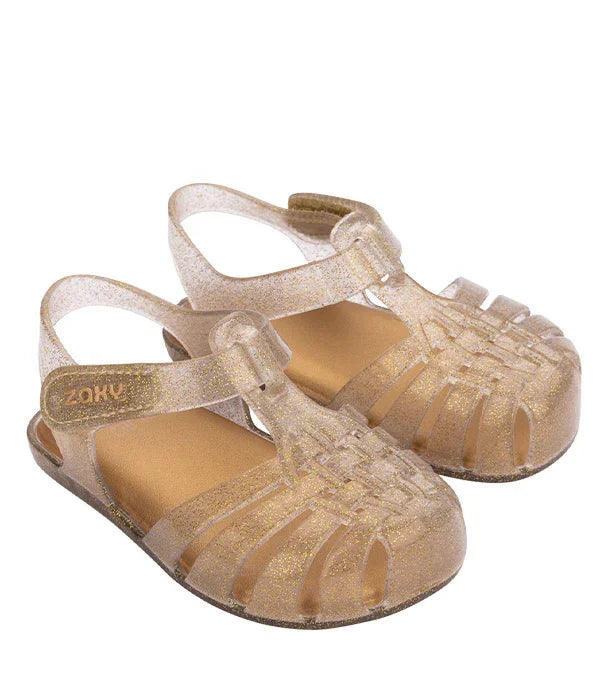 סנדלי ג'לי מוזהבים לילדים ZOKU CHOZEN איכותיים מבית קבוצת אלפא