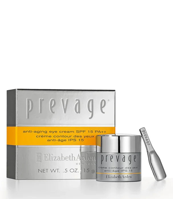 קרם עיניים אנטי אייג'ינג Elizabeth Arden Prevage SPF 15 מאריזה וכוסית, מבית היבואן הרשמי CHOZEN