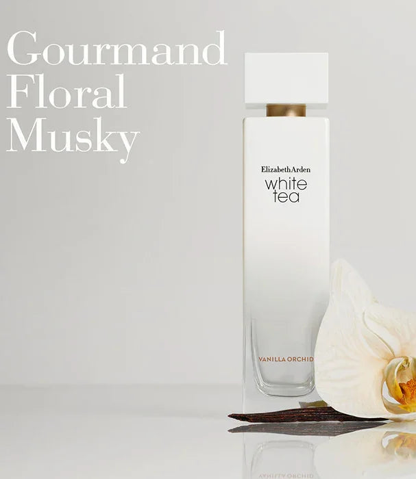 בושם Elizabeth Arden White Tea וניל סחלב, צמח סחלב ווניל, מוצרי יוקרה CHOZEN