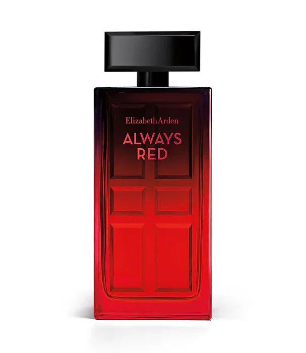בושם Elizabeth Arden Always Red בניחוח יוקרתי, בקבוק אדום, מבית היבואן הרשמי קבוצת אלפא