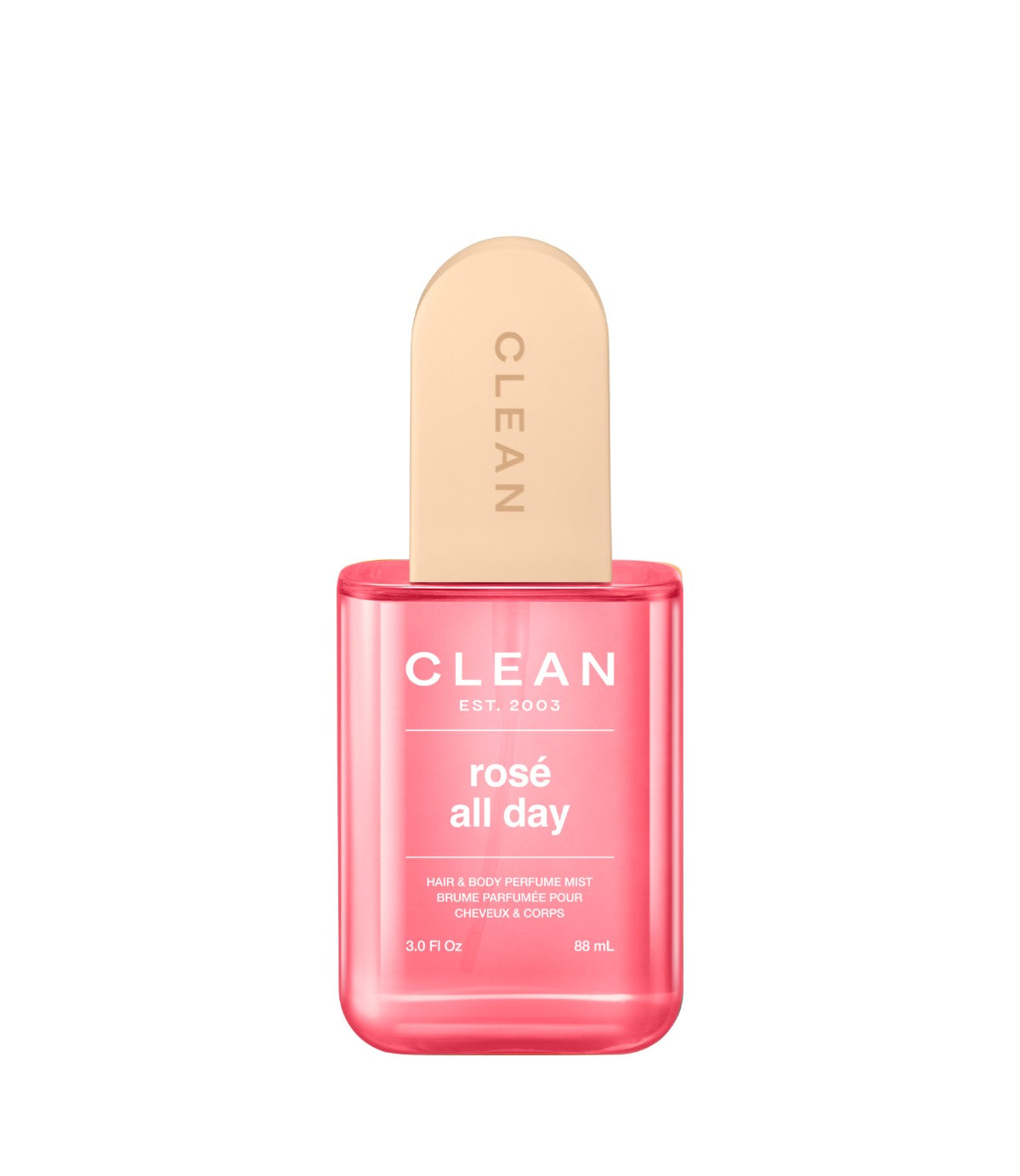 קלין מיסט Rosé All Day לגוף ולשיער 90 מ"ל