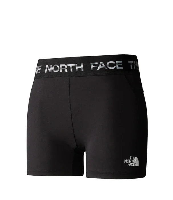 מכנסי רכיבה קצרים בצבע שחור של THE NORTH FACE עם לוגו, אופנה ספורטיבית CHOZEN