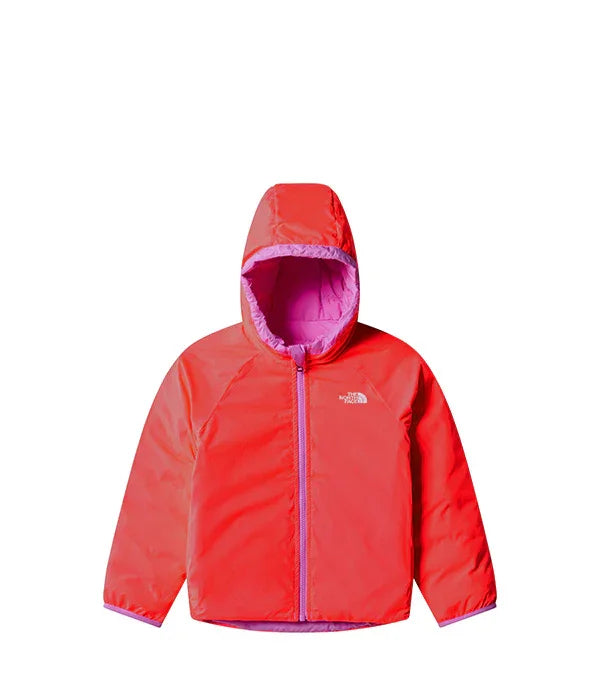 מעיל ילדים אדום עם כובע מבית The North Face, דגם חדש באתר CHOZEN קבוצת אלפא
