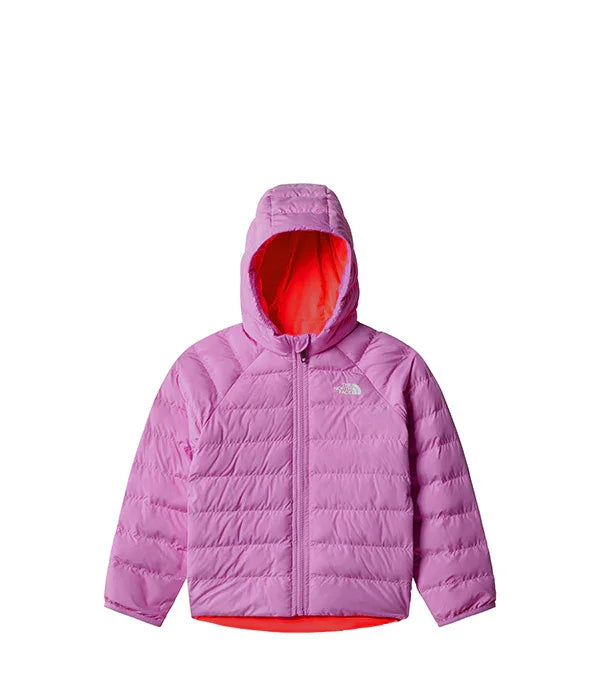 מעיל פוך סגול לילדים עם כובע מבית THE NORTH FACE, בחרוז CHOZEN מותגים מובילים