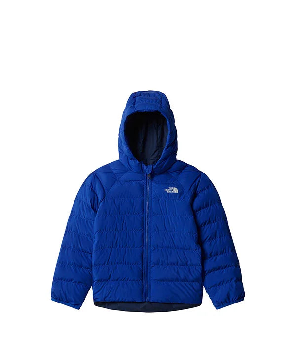 מעיל פוך כחול עם קפוצ'ון The North Face, ביגוד חורף איכותי, CHOZEN מותגים מובילים