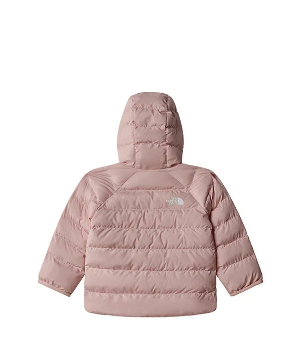 מעיל פוך ורוד לתינוקות עם כובע של The North Face, מבית CHOZEN בגדי מותגים