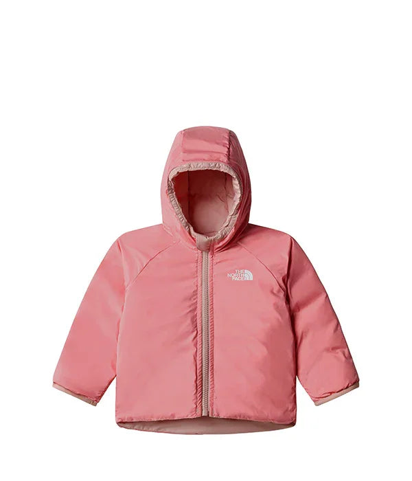 מעיל חורף ורוד לתינוקות עם קפוצ׳ון של המותג The North Face מבית CHOZEN