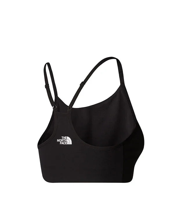 טופ ספורט נשים שחור THE NORTH FACE עם כתפיות דקות ולוגו, חלק מהמבחר CHOZEN מותגים מובילים