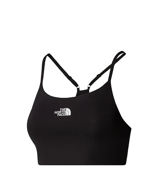 חזיית ספורט שחורה The North Face, עיצוב מינימליסטי, נמכרת ב-CHOZEN מבית קבוצת אלפא