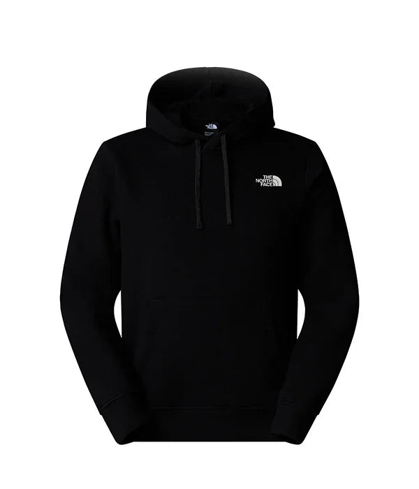 קפוצ׳ון שחור The North Face עם לוגו לבן, אופנת גברים CHOZEN מותגים מובילים