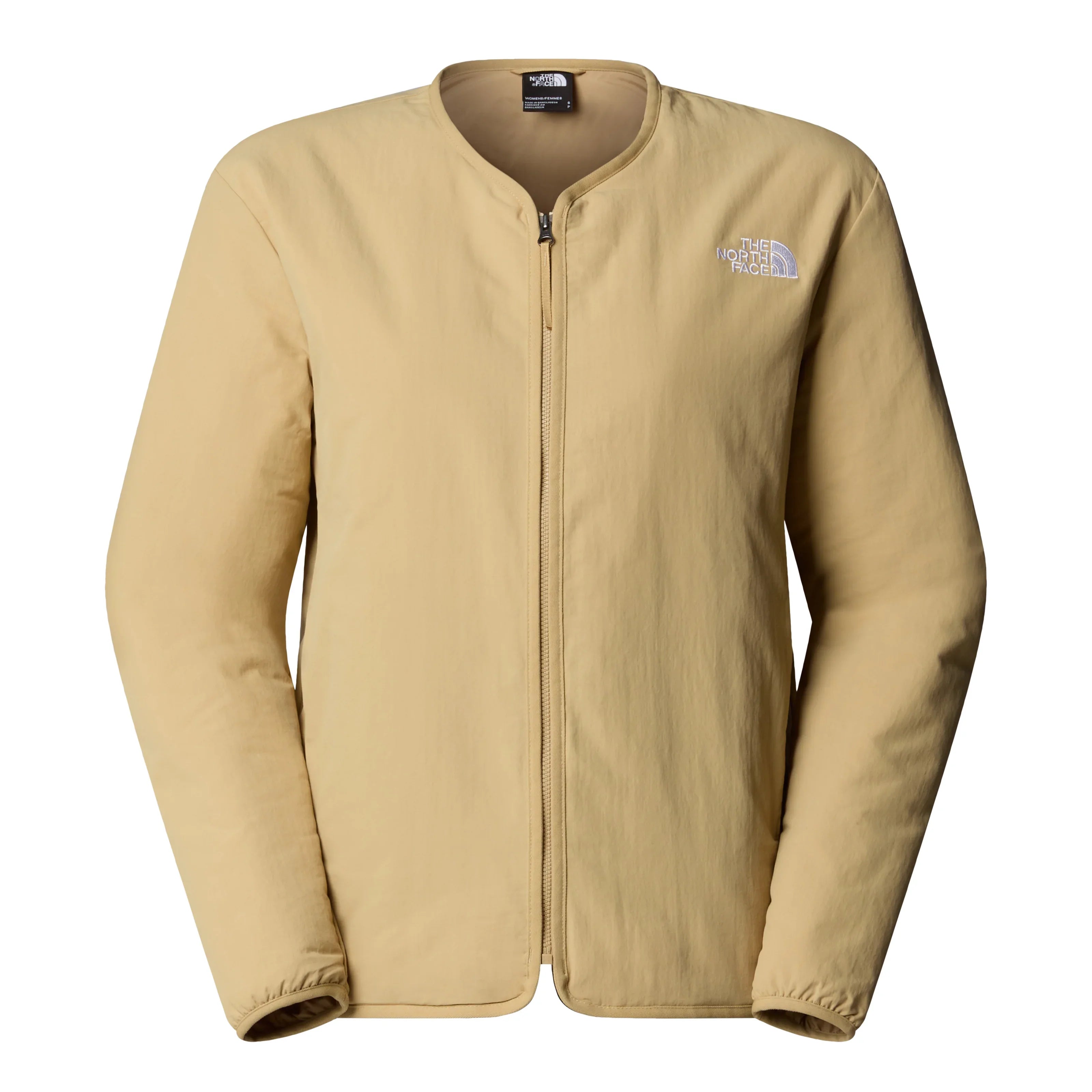 מעיל בז' של The North Face עם רוכסן, לנשים ולגברים, מותגים מבית CHOZEN