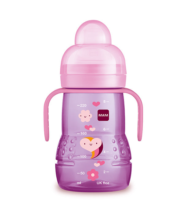 מאמ בקבוק אימון 220 מ"ל עם ידיות