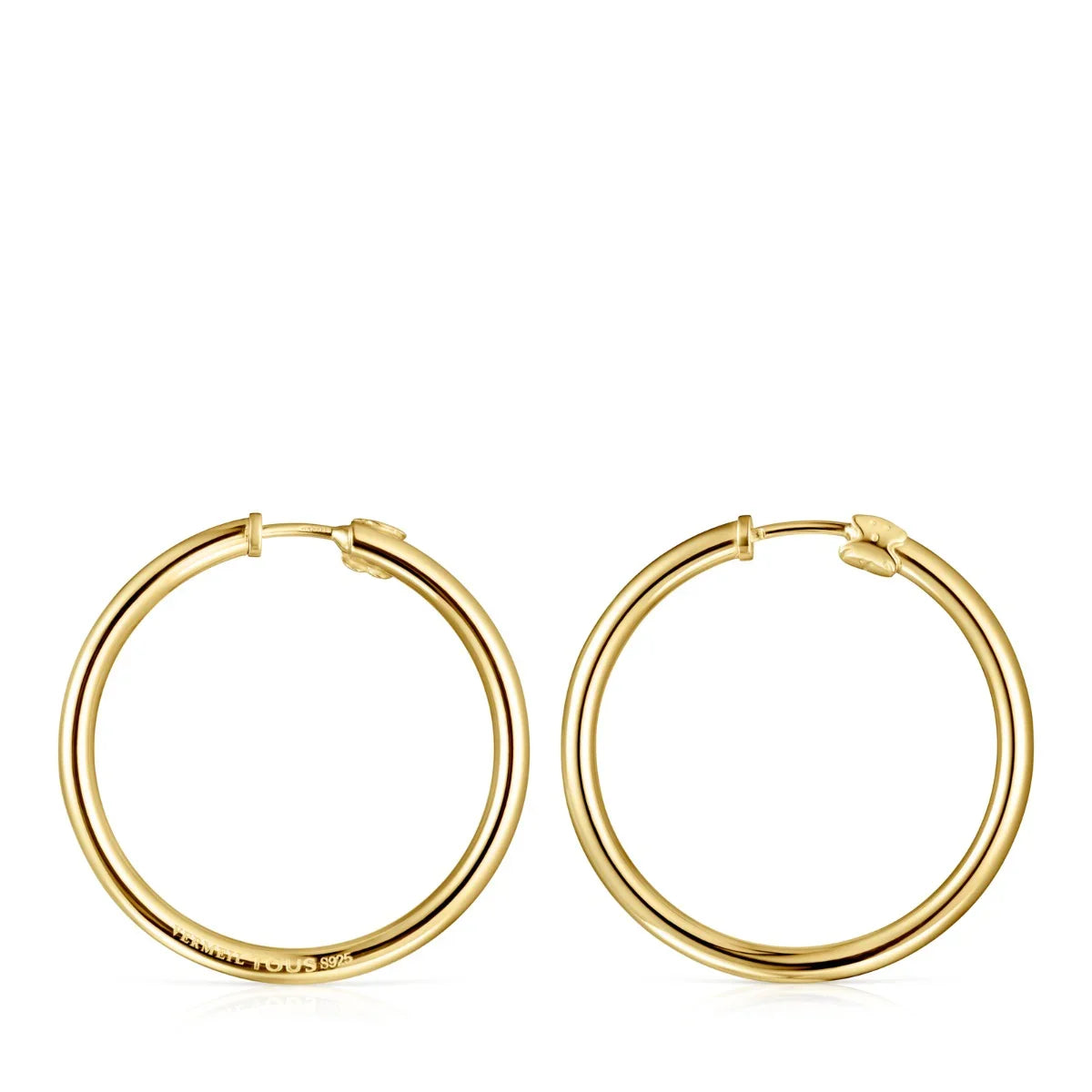 עגילי חישוק זהב קלאסיים מבית CHOZEN, תכשיטי יוקרה אלפא