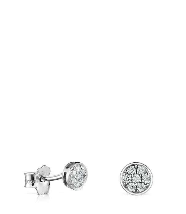 עגילי יהלום עגולים מכסף, תכשיטי יוקרה CHOZEN קבוצת אלפא