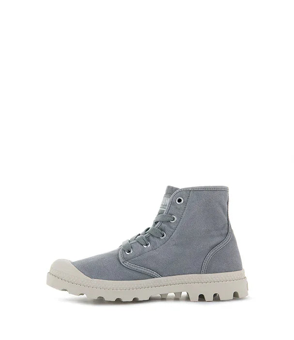 נעל גבוהה לגבר בצבע אפור בהיר מסוליה לבנה, מותג מוביל באתר CHOZEN