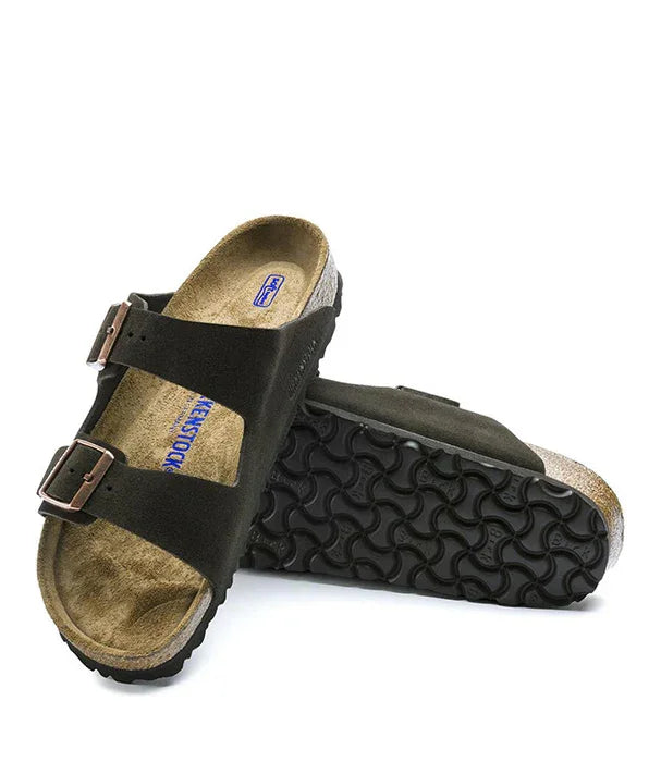 סנדלים בירקנשטוק שחורות עם רצועות כפולות קלאסיות ודגמי סוליה, מוצר מ-CHOZEN המותגים המובילים