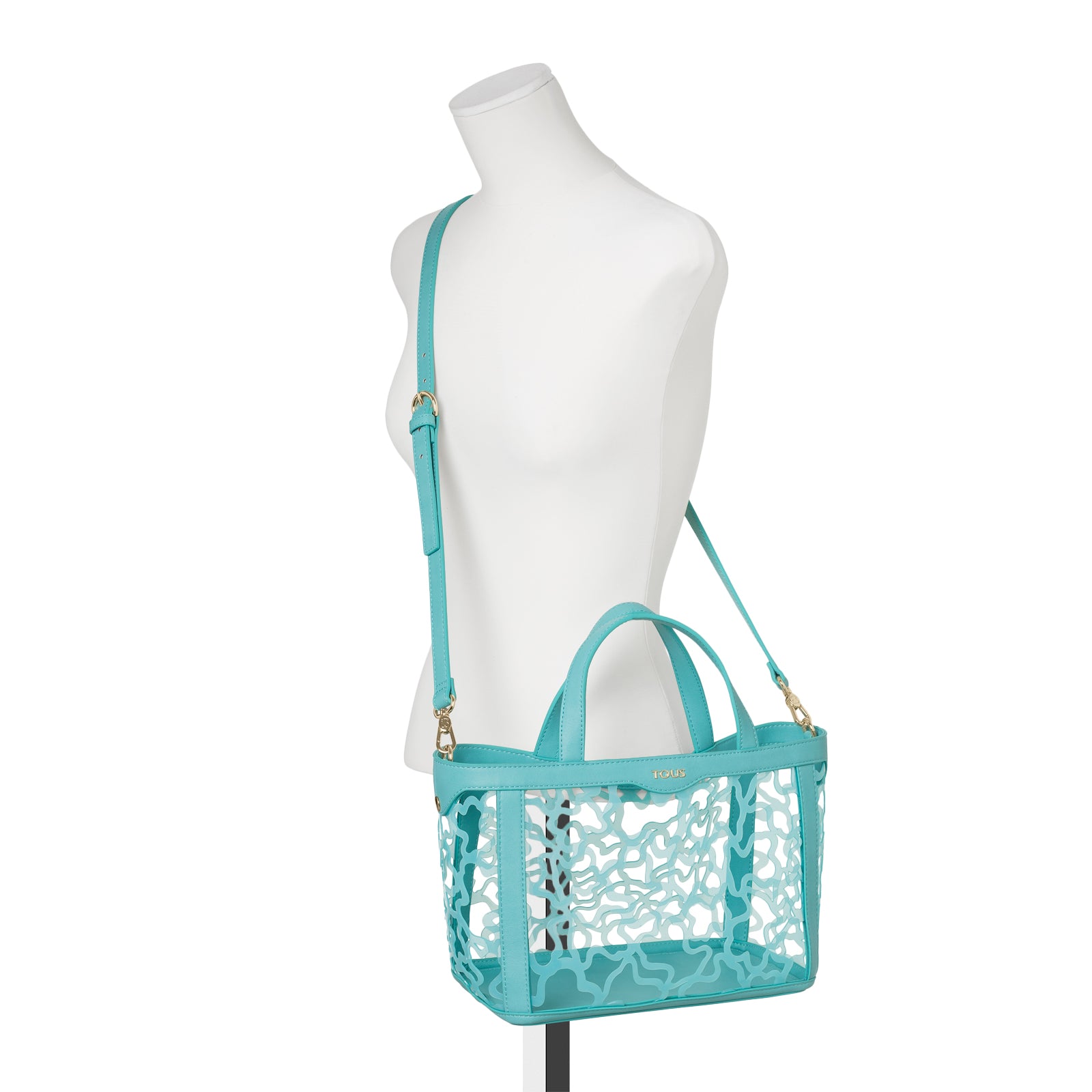 טואוס תיק יד קטן Kaos Shock בצבע טורקיז