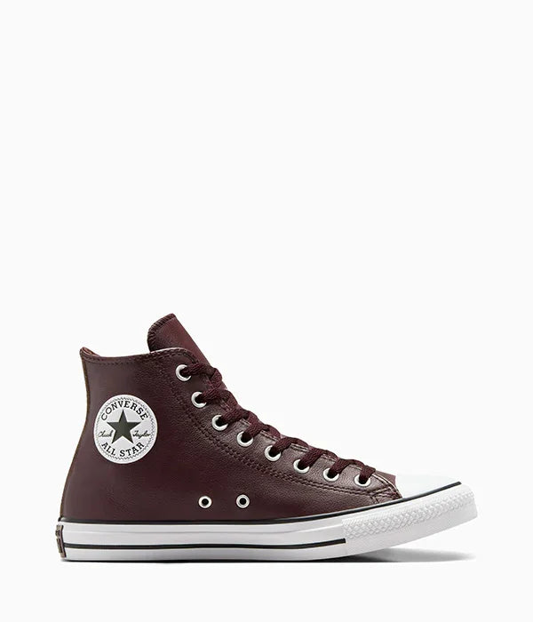 סניקרס גבוהות בורדו Converse All Star עם סוליה לבנה, קולקציית מותגים CHOZEN
