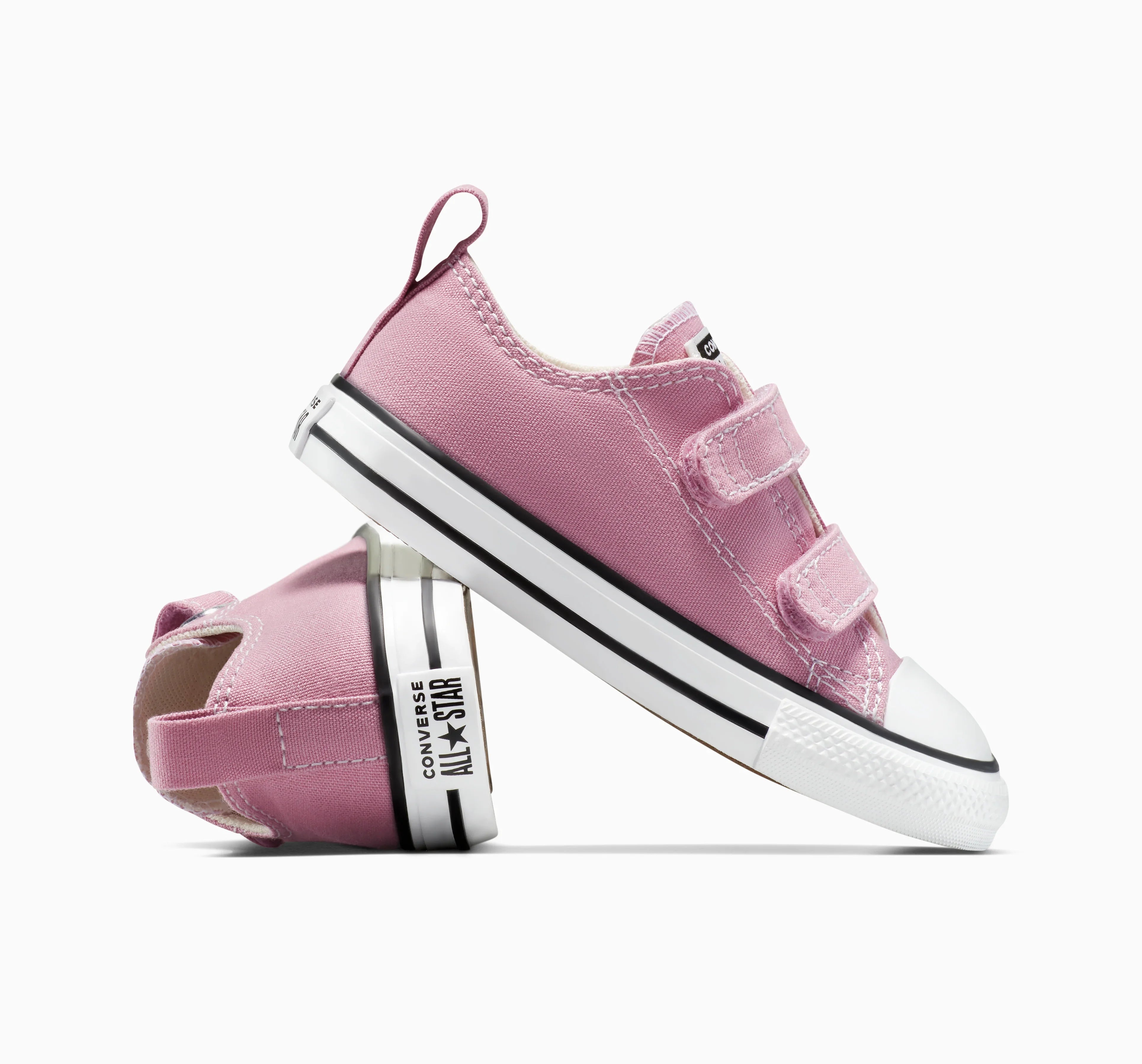 נעלי סניקרס ורודות קונברס ילדים דגם ALL STAR, רקע לבן, באתר CHOZEN מותגים מובילים