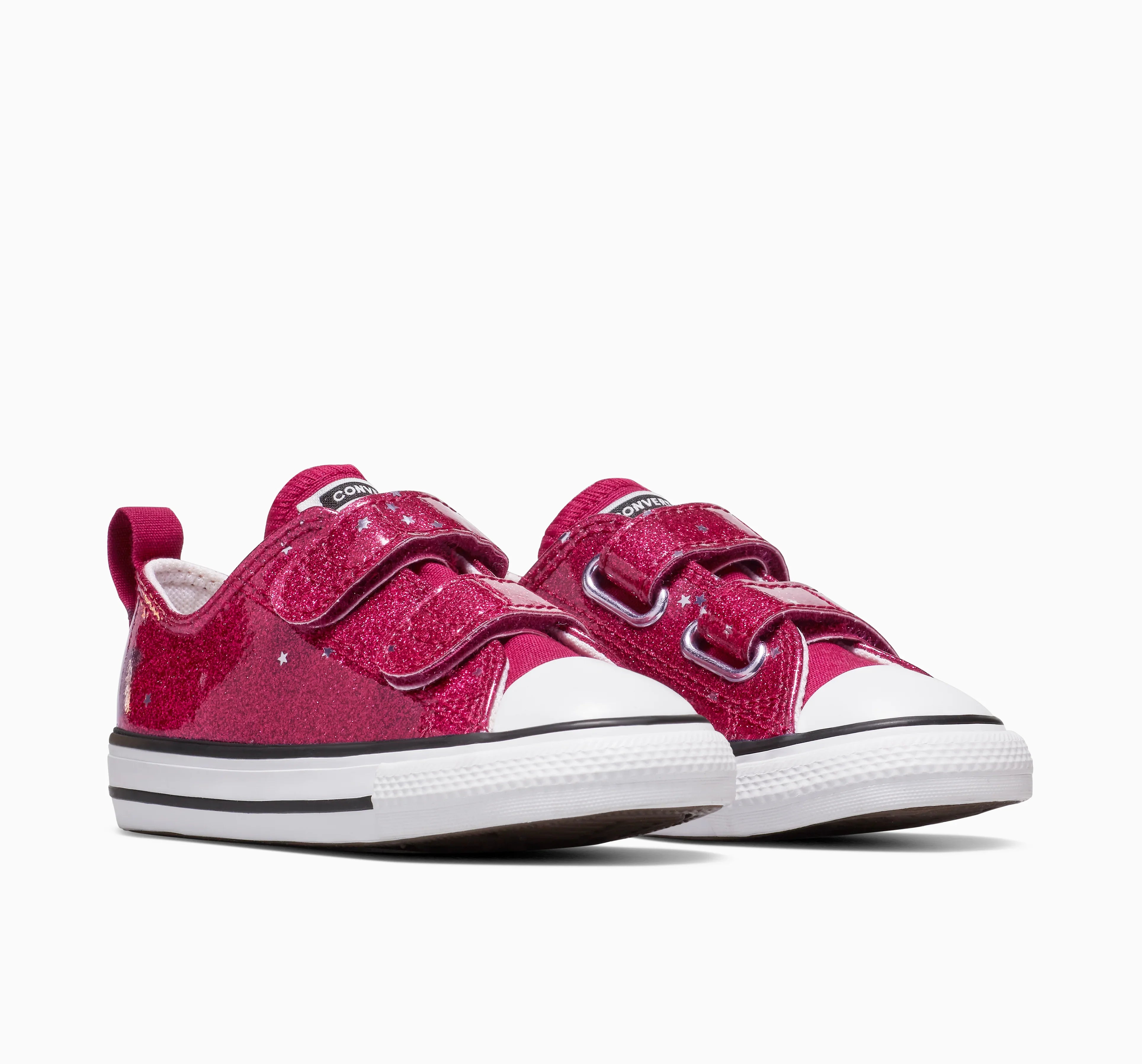 נעלי קונברס ורודות לילדות עם סקוצ'ים, עיצוב מנצנץ, באתר CHOZEN מבית קבוצת אלפא