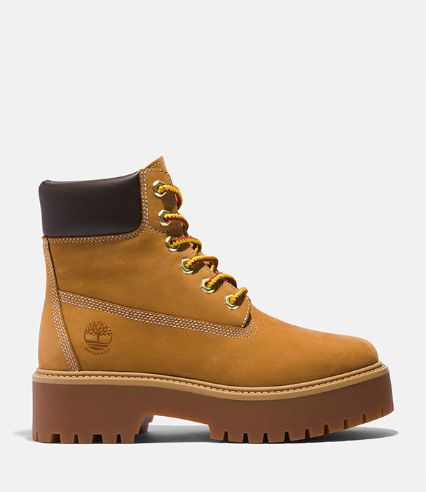 טימברלנד מגפיים עם פלטפורמה מזמש לנשים