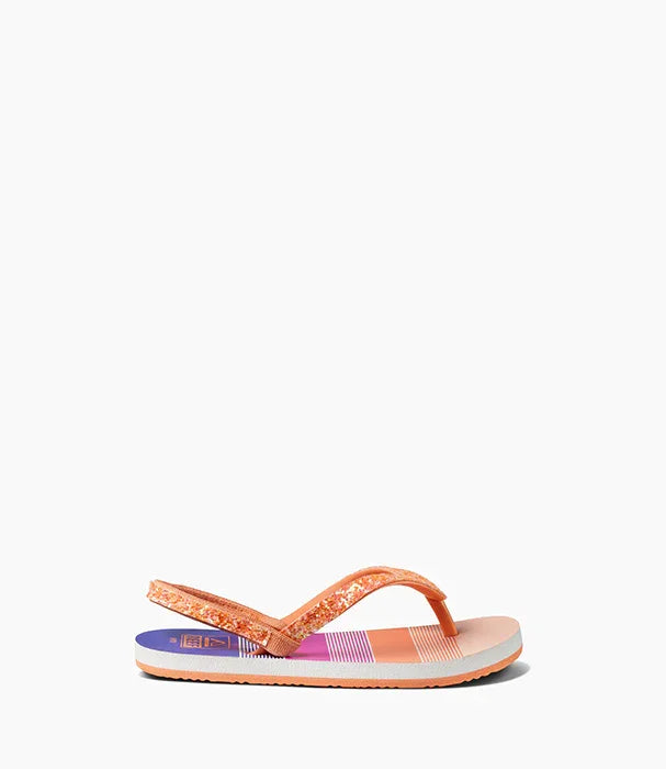 כפכף נשים כתום לנשים עם רצועות נוצצות ודגם קלאסי, מבית CHOZEN