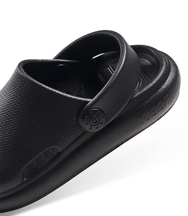 כפכף שחור עשוי גומי עם רצועה אחורית, דגם REEF, מותג מוביל באתר CHOZEN