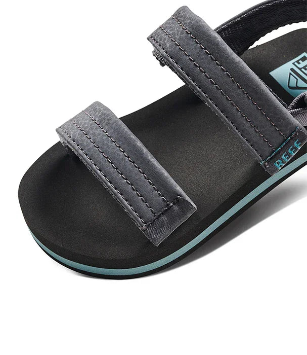 סנדל גברים שחור עם רצועות סקוץ', מותג REEF, בלעדי CHOZEN קבוצת אלפא