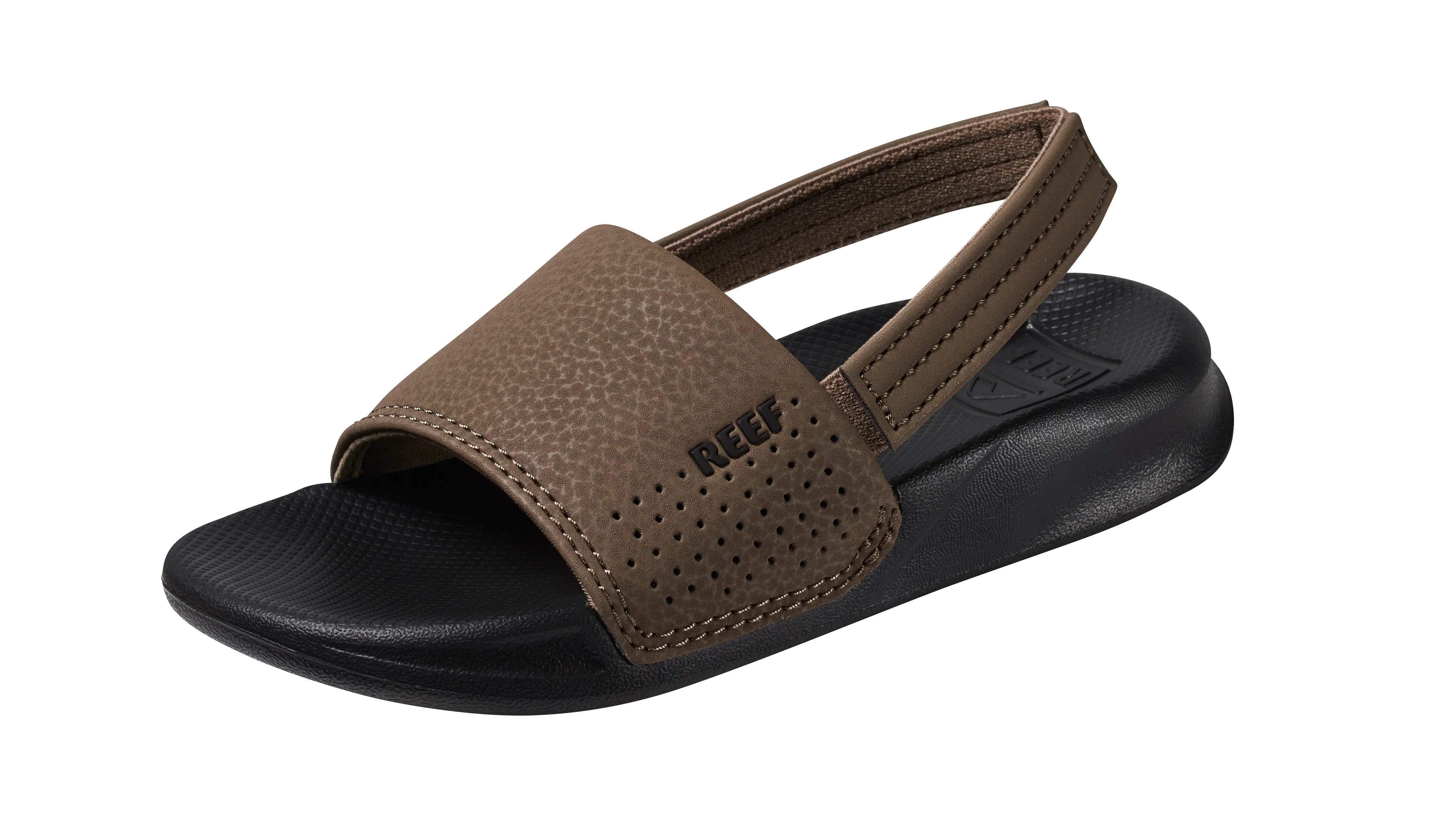 כפכף REEF לגברים בצבע בז' ושחור עם רצועה אחורית, דגם אופנתי ב-CHOZEN