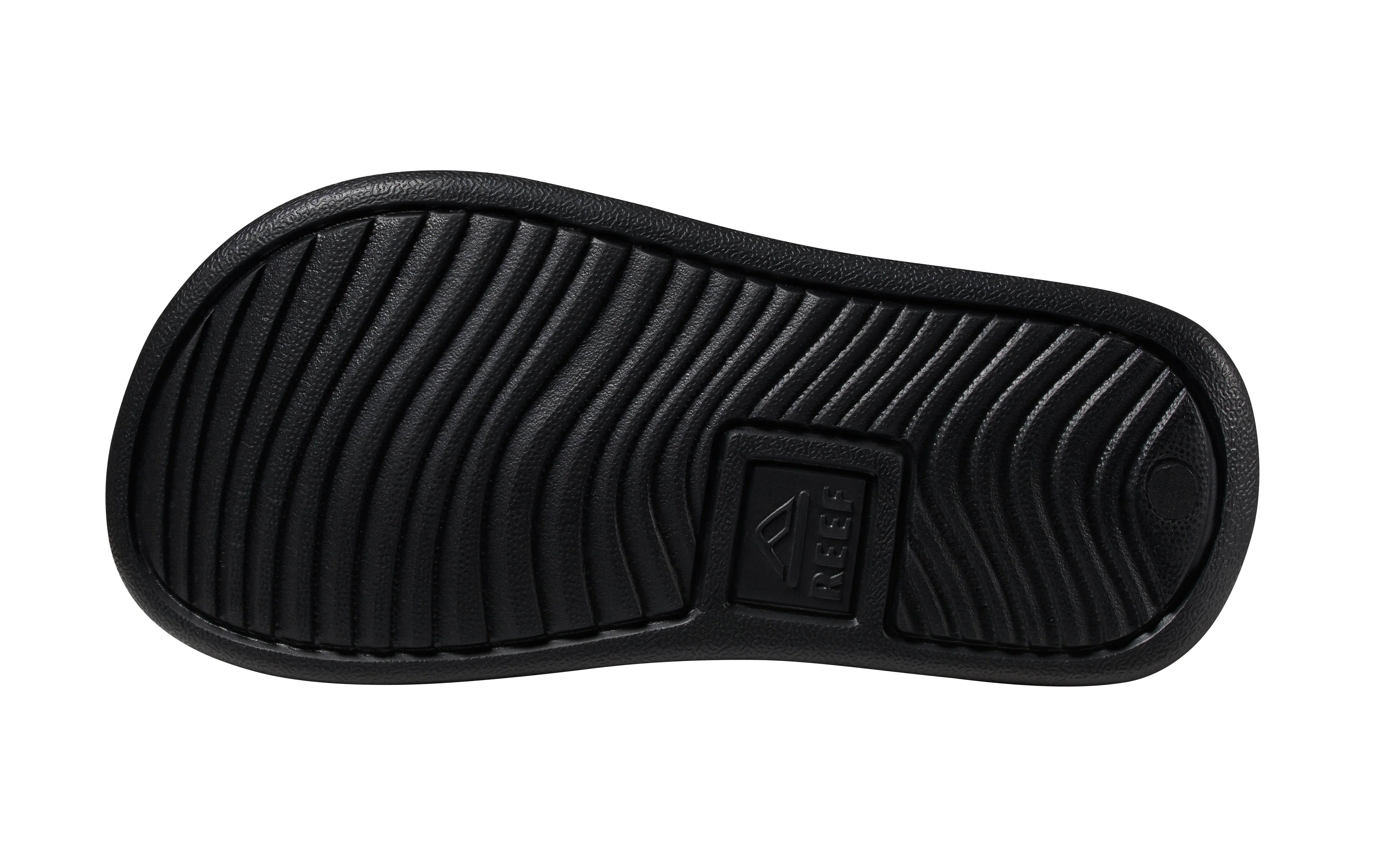 סוליית כפכף שחורה REEF, צילום מוצר לאתר CHOZEN, מותגים מובילים קבוצת אלפא