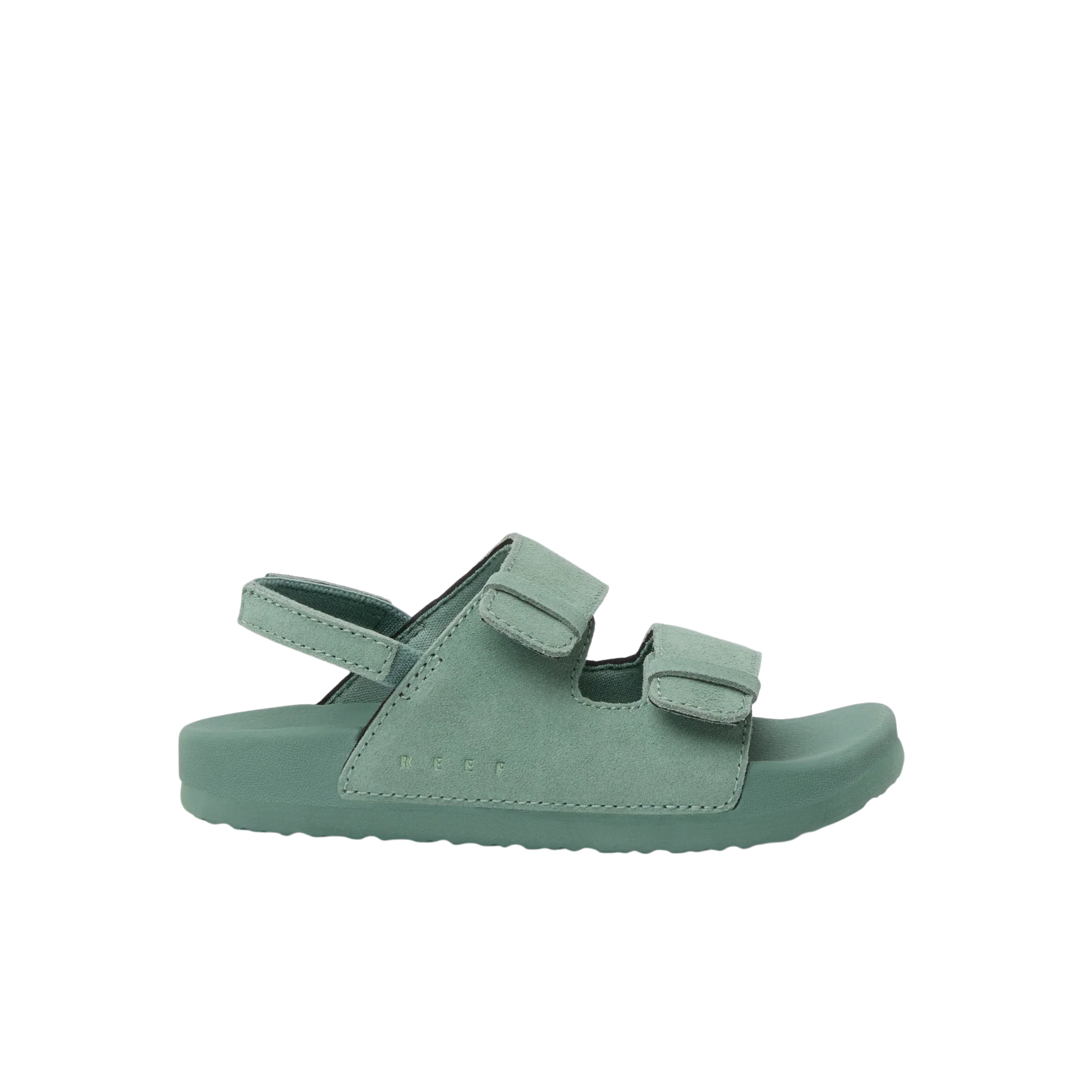 סנדל ילדים ירוק עם רצועות סקוץ', עיצוב נוח וקל משקל, מתאים לקיץ