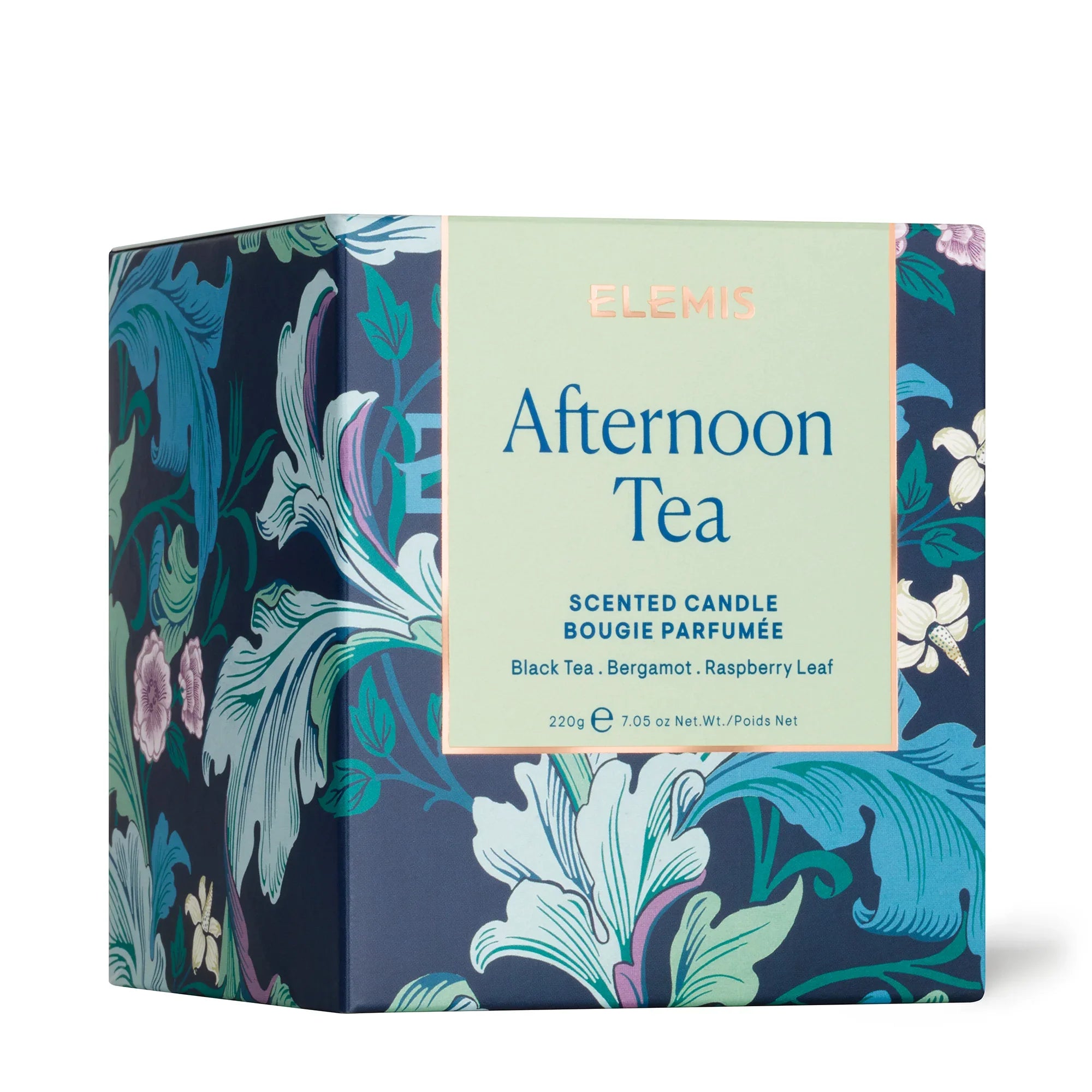 נר ריחני Elemis Afternoon Tea בקופסה מעוצבת בפרחים, מבית CHOZEN, קבוצת אלפא