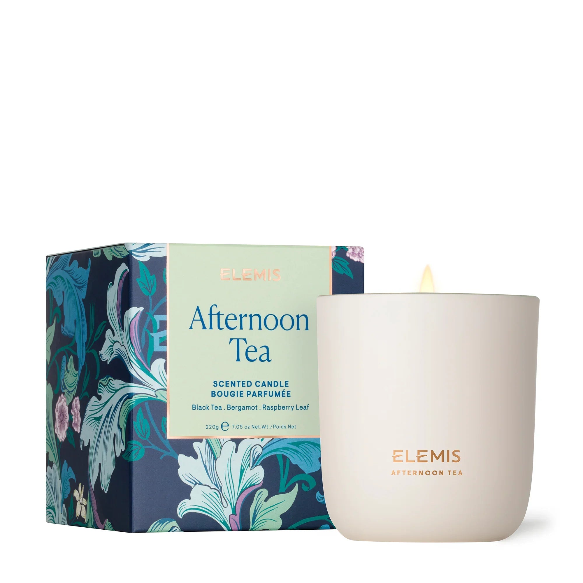 נר ריחני ELEMIS Afternoon Tea עם אריזה מעוצבת, נר יוקרה מבית CHOZEN